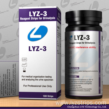 LYZ Urine Reagent Strip URS-3